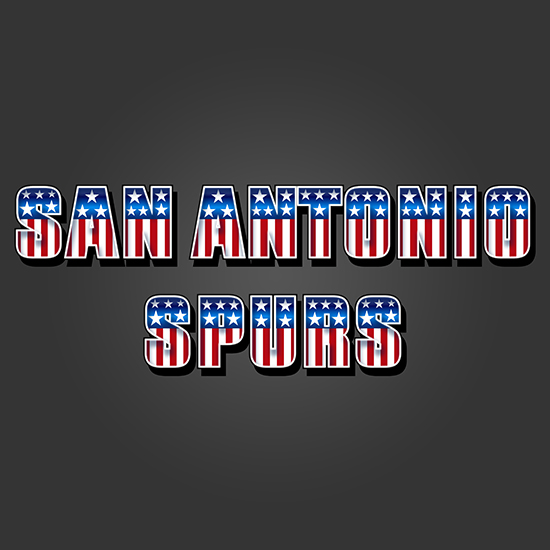 San Antonio Spurs American Captain Logo iron on paper